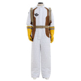 Halloweez Climatologist Cosplay Costume - Women's Elegant White Jumpsuit Full Set - Halloweez
